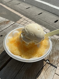 Korean shaved ice, Ito Bingsu, Mandarin orange